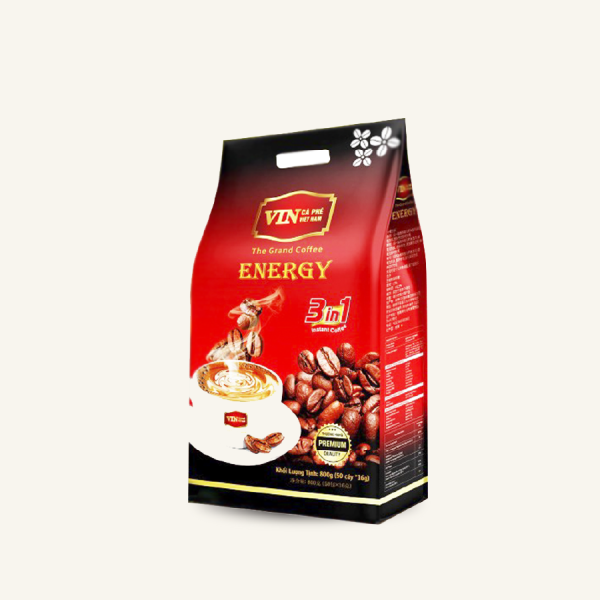 VIN CÀ PHÊ HÒA TAN 3 IN 1 ( BỊCH 50 gói x 16gr)